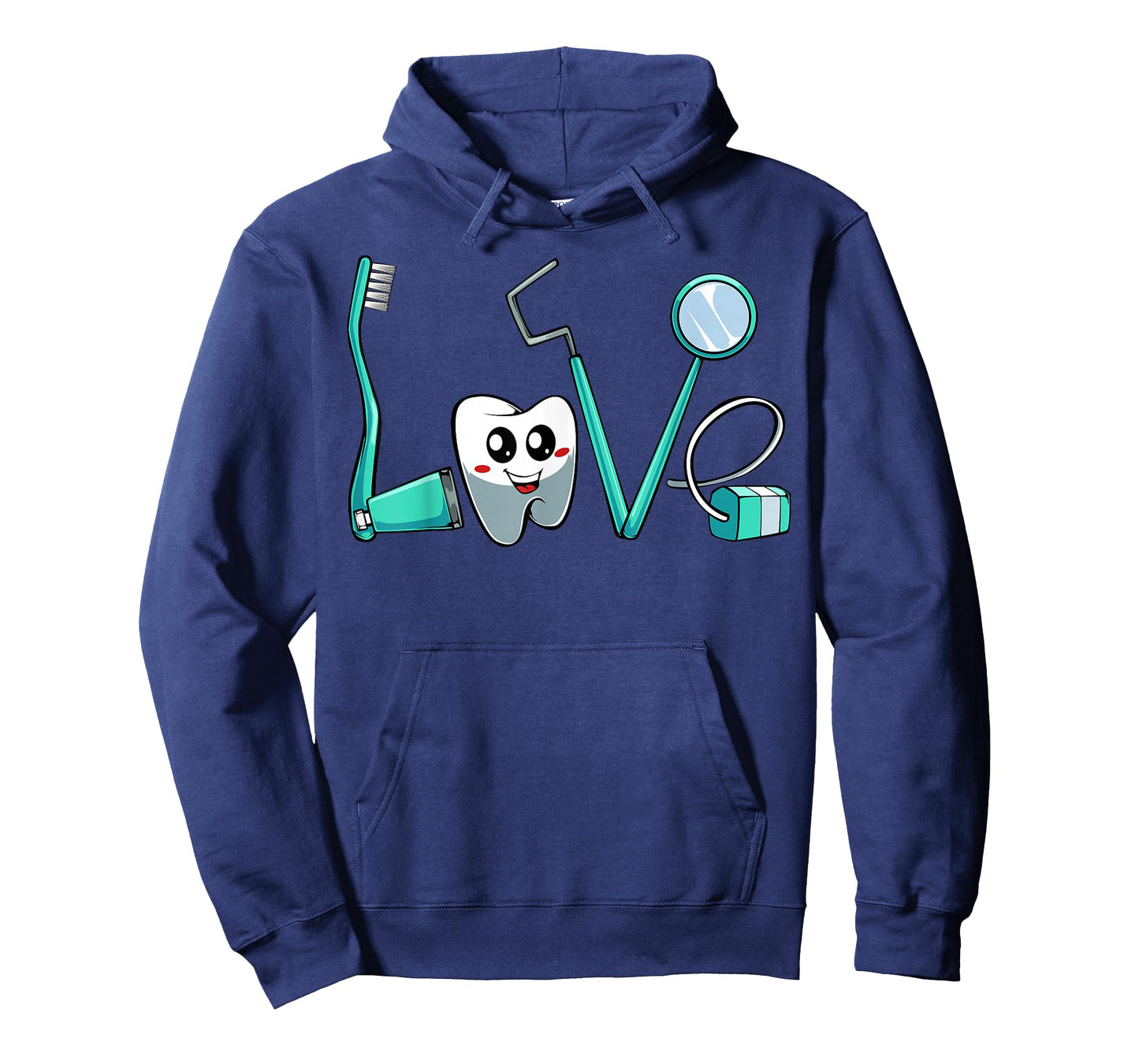 Cute Kawaii Teeth Dentist Dental Hygienist Orthodontics Gift T-Shirt