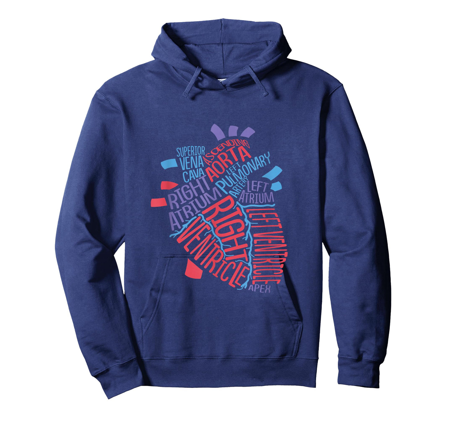 Anatomical Human Heart Cardiology Medical Cardiac Nurse T-Shirt