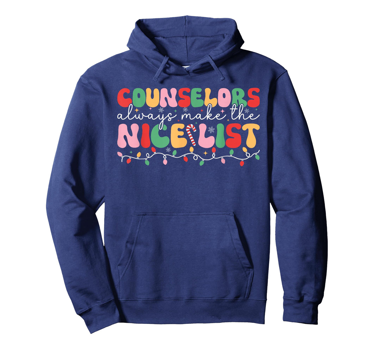 Counselors Always Make The Nice List Counselor Christmas T-Shirt