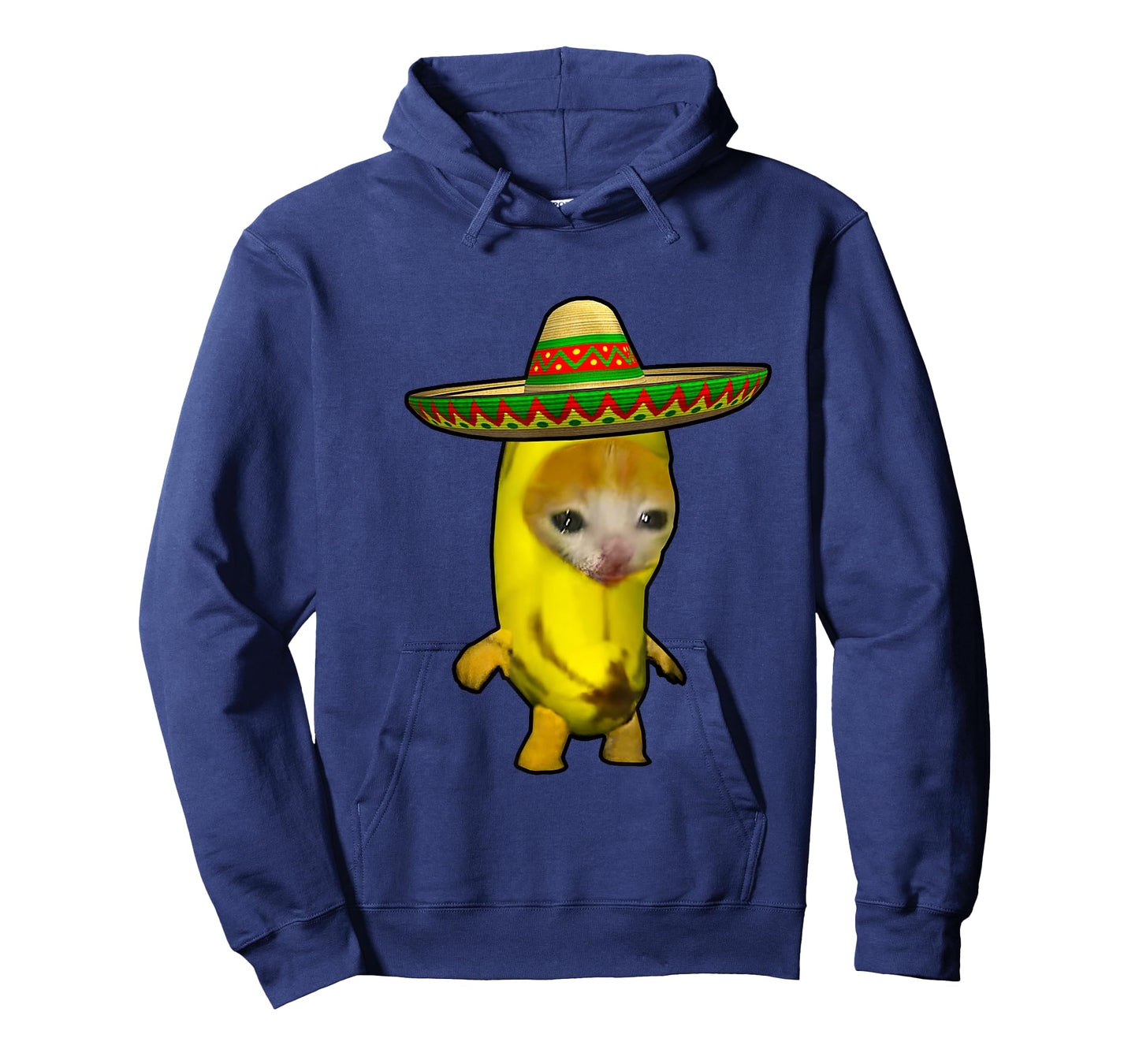 Sombrero Banana Cat Bananacat Meme Mexican Hat Kitty Meme T-Shirt