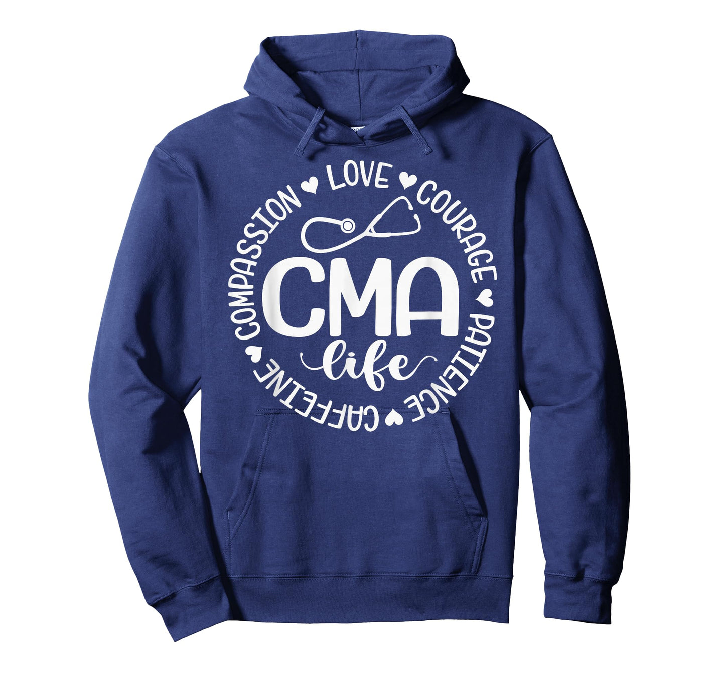 Cma Life Nurse Life Caffeine Love Courage Patience T-Shirt