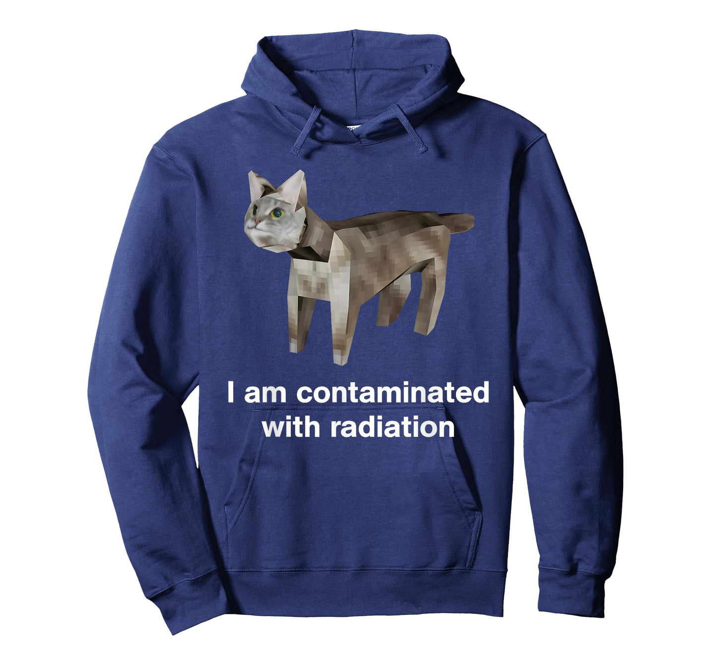 I Am Contaminated With Radiation, Funny Cat Meme T-Shirt