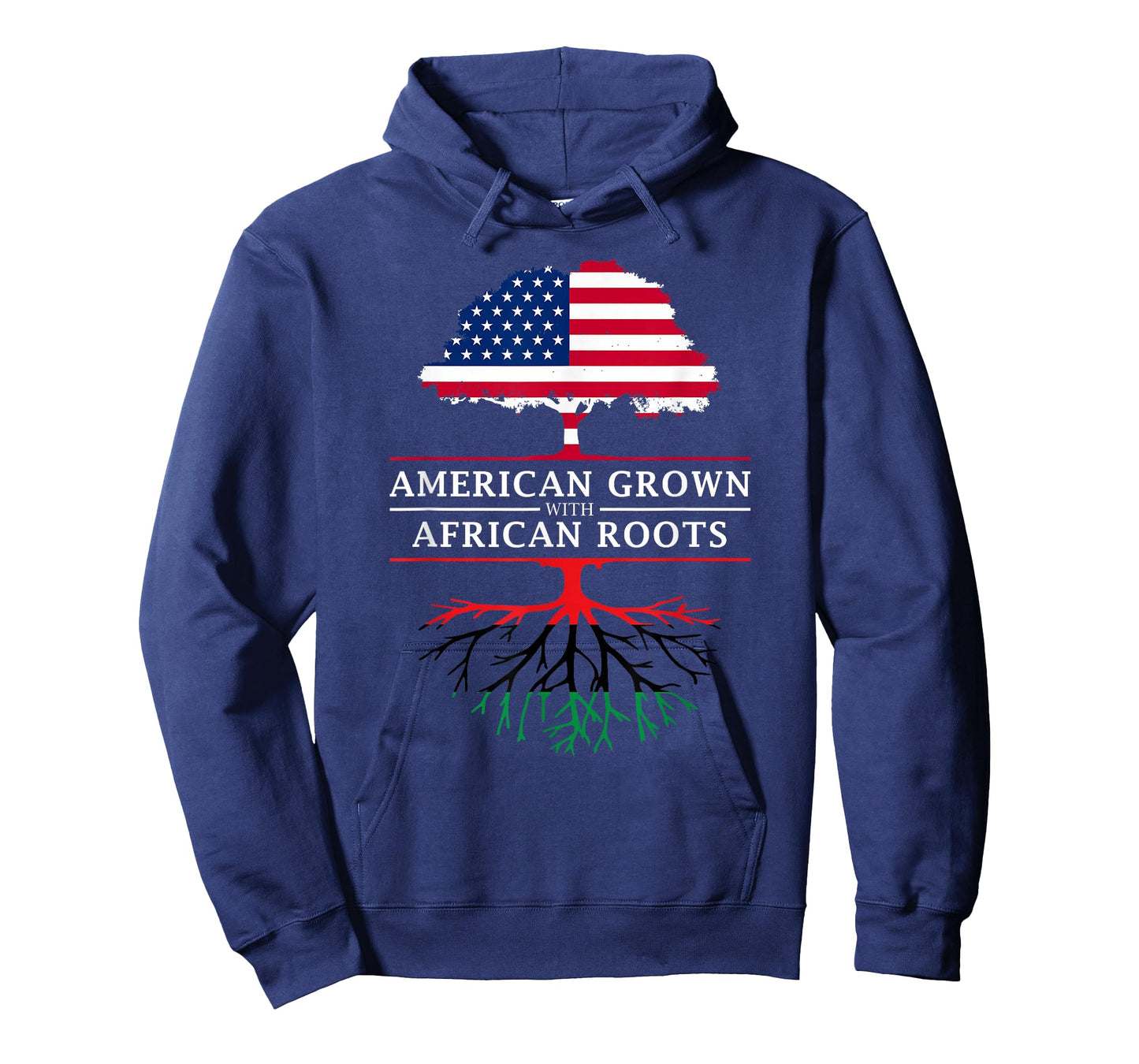 American Grown with African Roots - Pan Africa T-Shirt