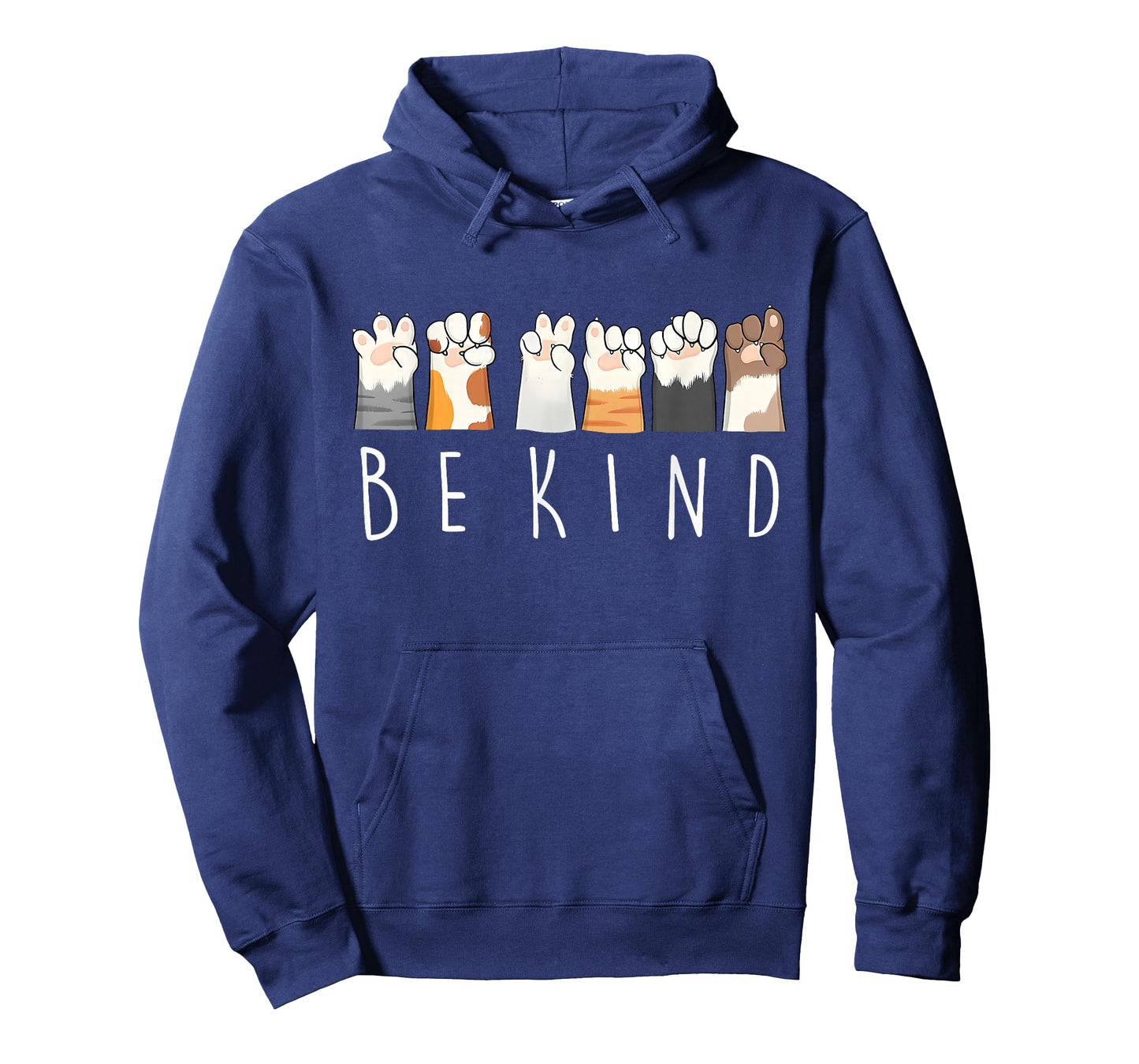 Be Kind ASL Sign Language Kindness Cat Paws Finger Signs T-Shirt