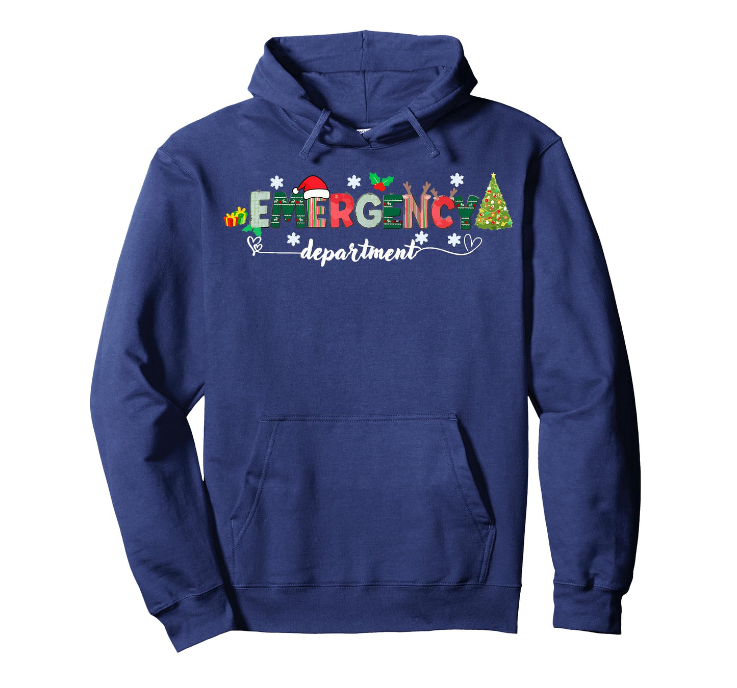 Christmas Emergency Room ER RN Nurse Department Healthcare T-Shirt