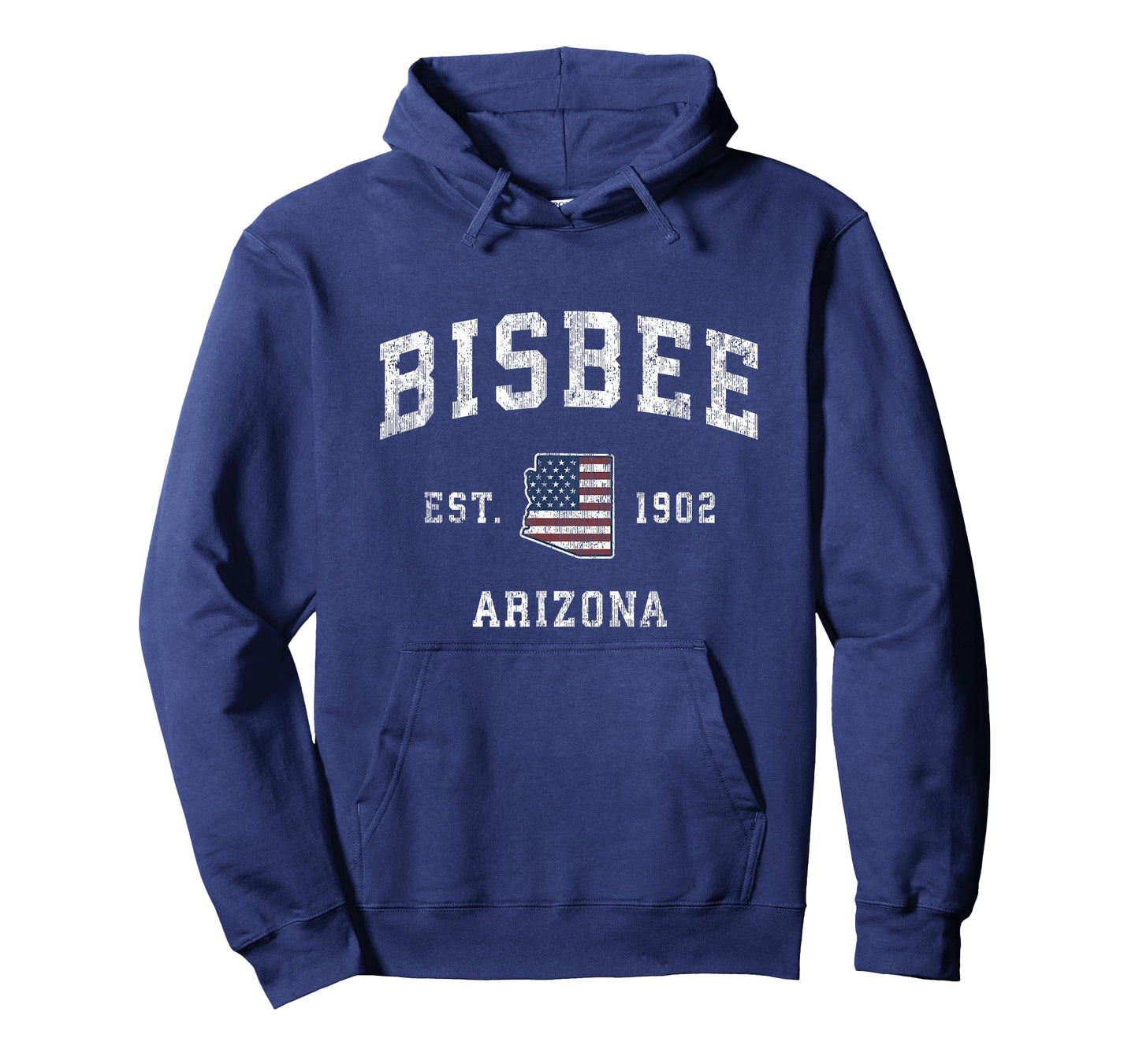 Bisbee Arizona AZ Vintage American Flag Sports Design T-Shirt for Women Kids Men