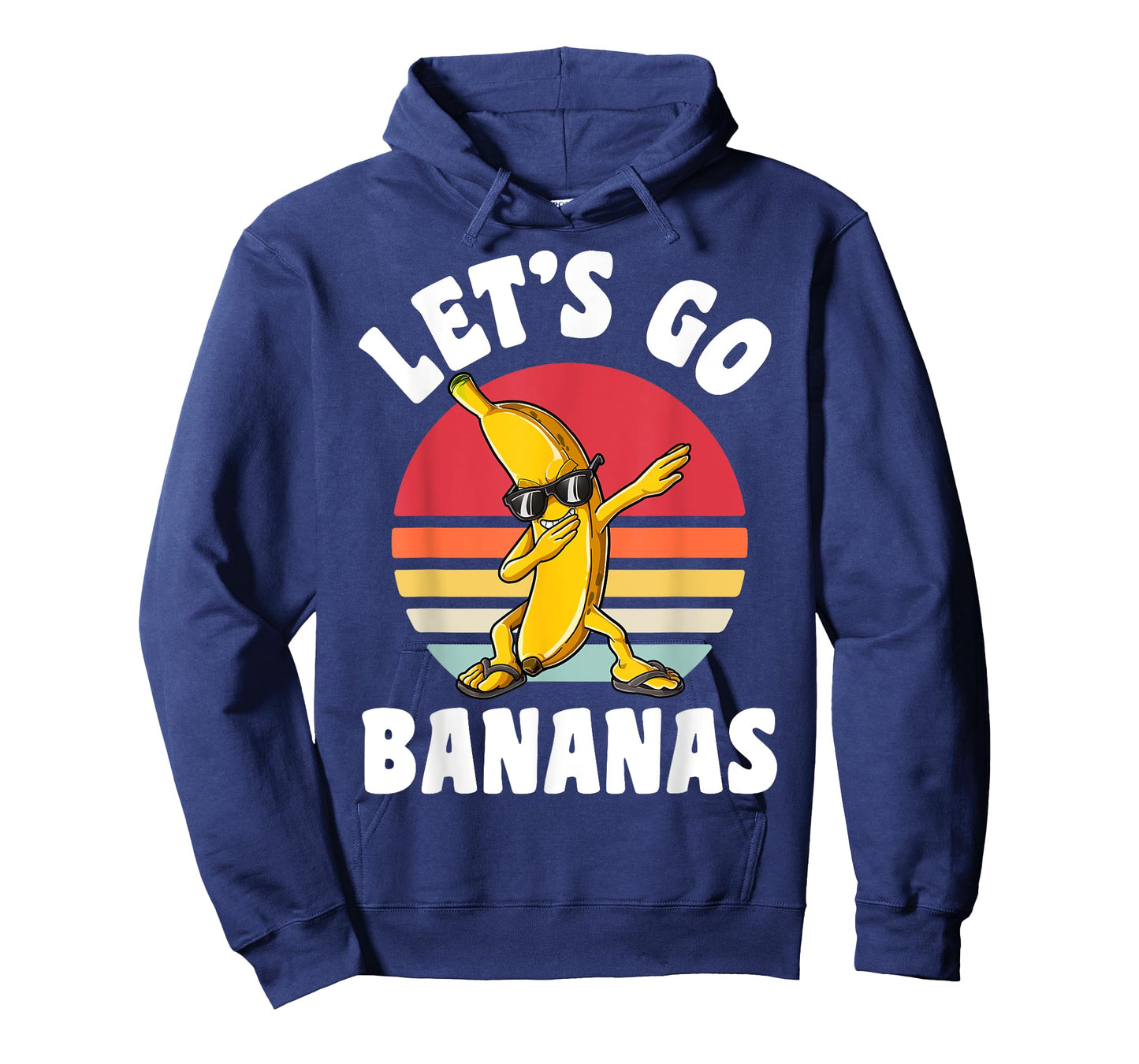 Dabbing Banana Let's Go Bananas Funny Fruit Dab Dance Retro T-Shirt