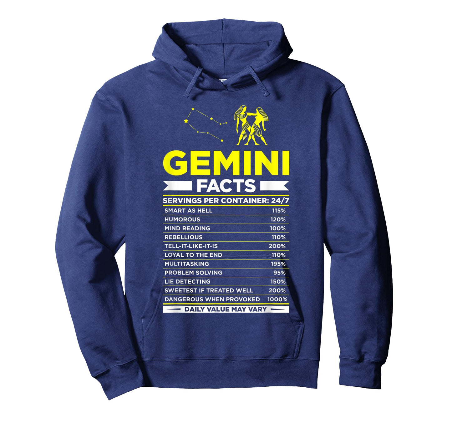 Gemini Traits Facts Horoscope Zodiac Astrological Sign T-Shirt