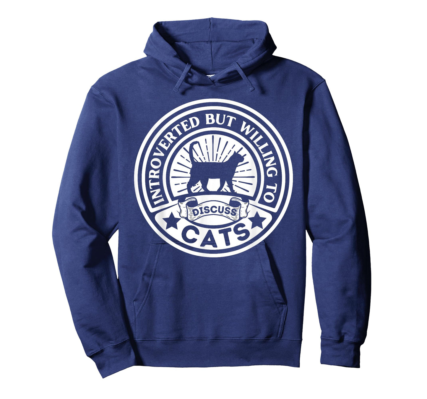 Introverted But Willing To Discuss Cats Introverts T-Shirt