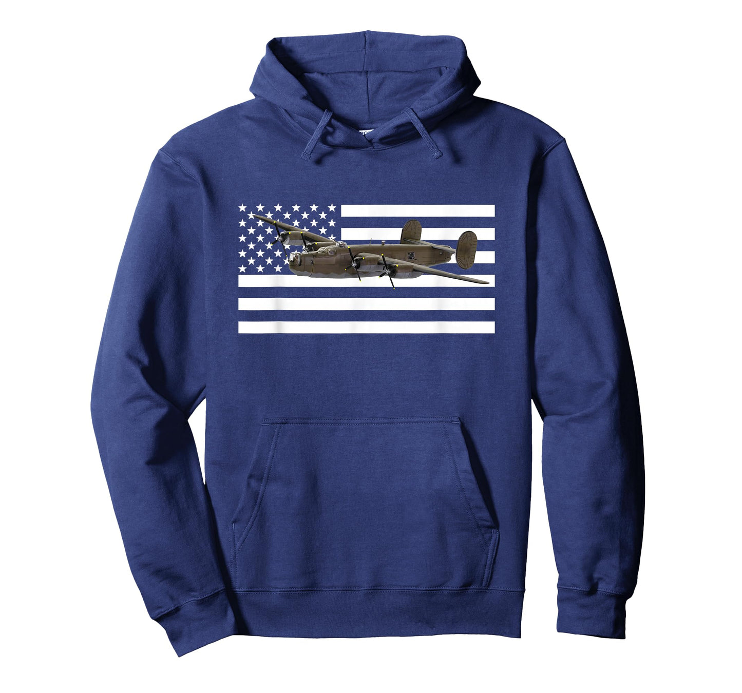 B-24 Liberator B24 Bomber US American Flag T-Shirt