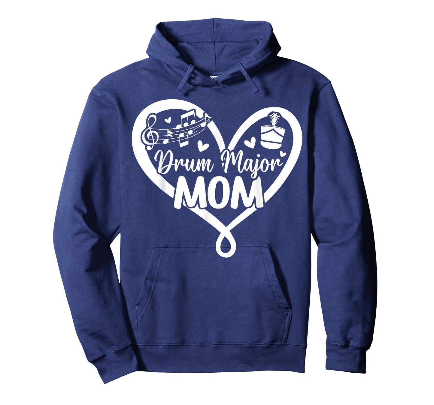 Drum Major Mom Heart Drum Major Mother Drum Major Mama T-Shirt