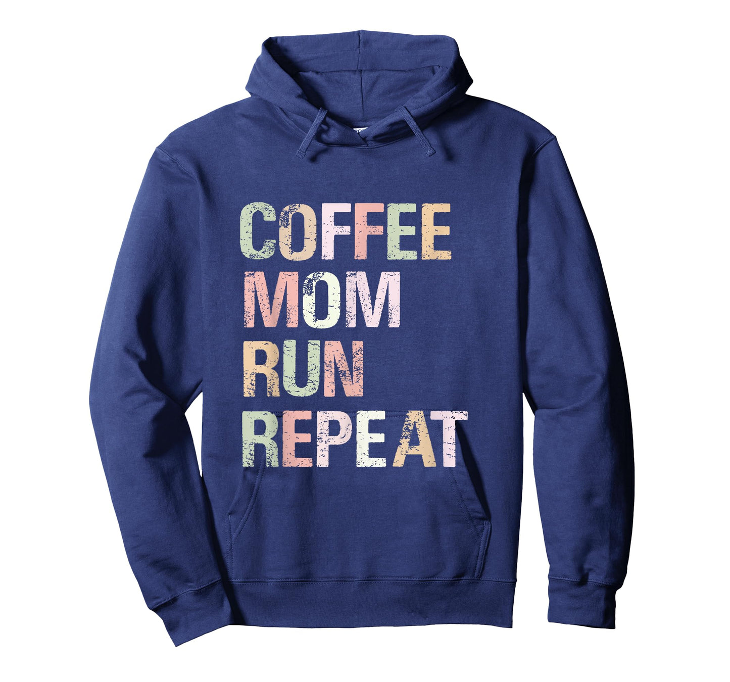 Coffee Mom Run Repeat Cool Women's Running Design T-Shirt
