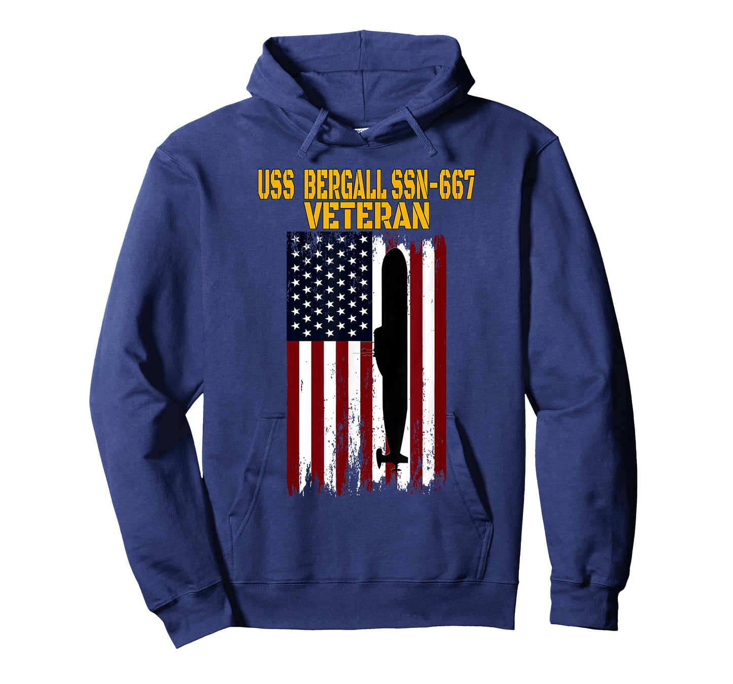 USS Bergall SSN-667 Submarine Veterans Day Father's Day T-Shirt