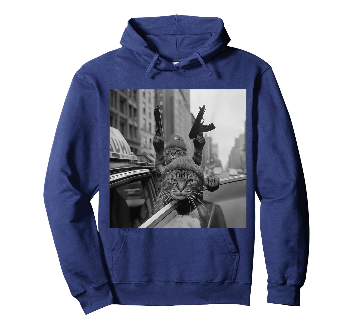 Funny Gangster Cat Thug Meme Street Lover Cats T-Shirt