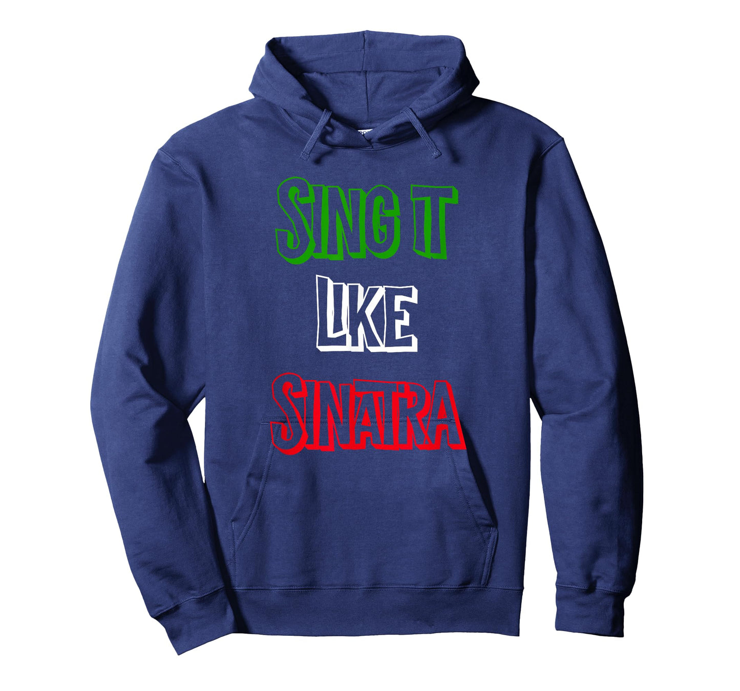 Sing it Like Italia Flag Italian Colors Novelty T-Shirt