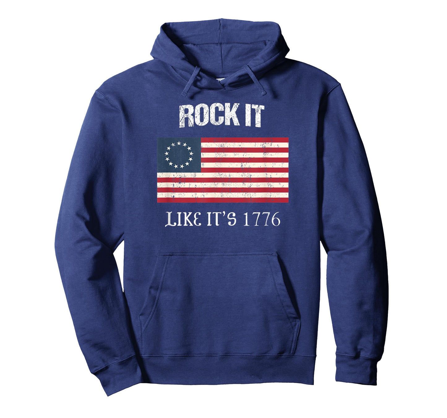 Betsy Ross Flag Rock It Like It's 1776 Patriotic Colonial T-Shirt
