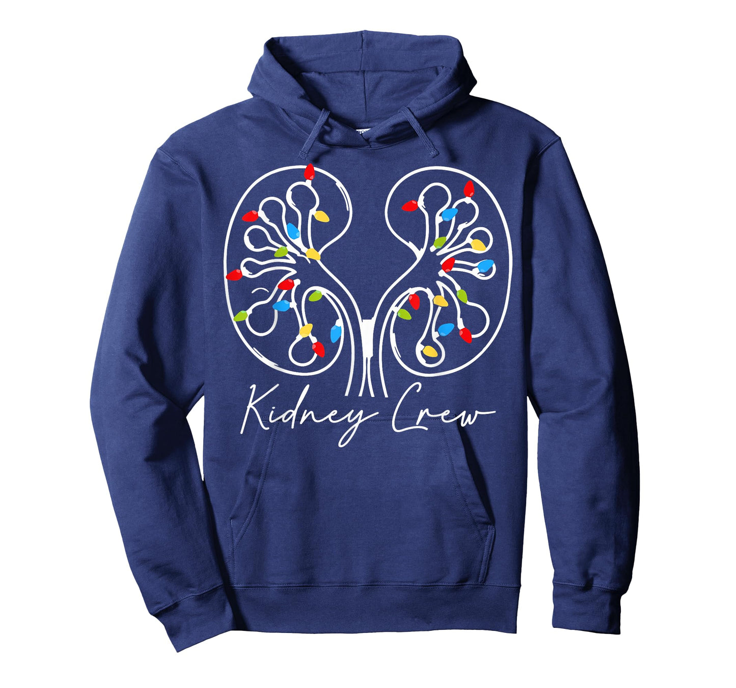 Christmas Lights Kidney Crew Dialysis Nurse Nephrology Squad T-Shirt
