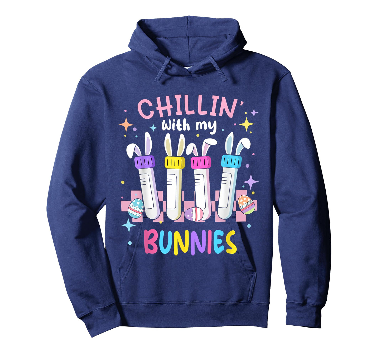 Chillin With My Bunnies Easter Phlebotomist Nurse Phleb Tech T-Shirt