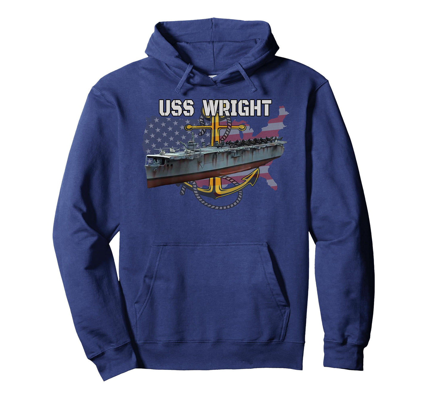 Aircraft Carrier USS Wright CVL-49 Veterans Day Sailor T-Shirt