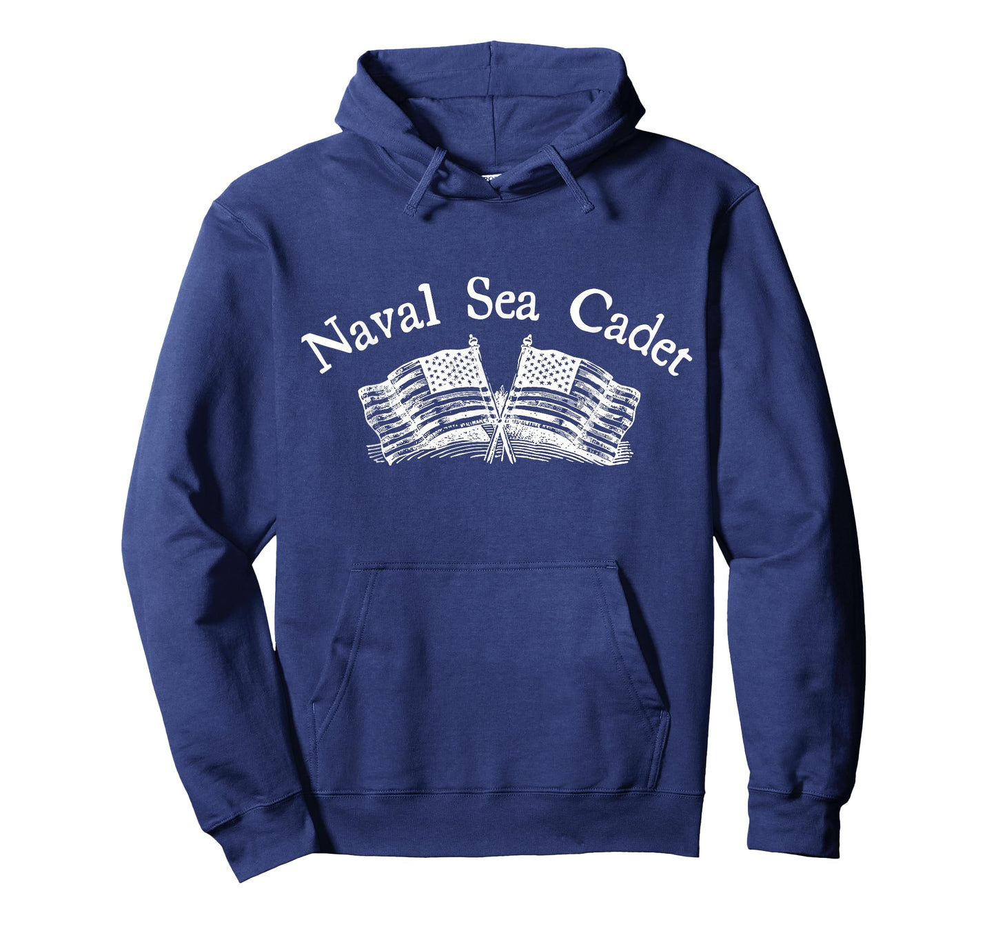 Naval Sea Cadet NSCC Minimal Art American Flag Vintage T-Shirt