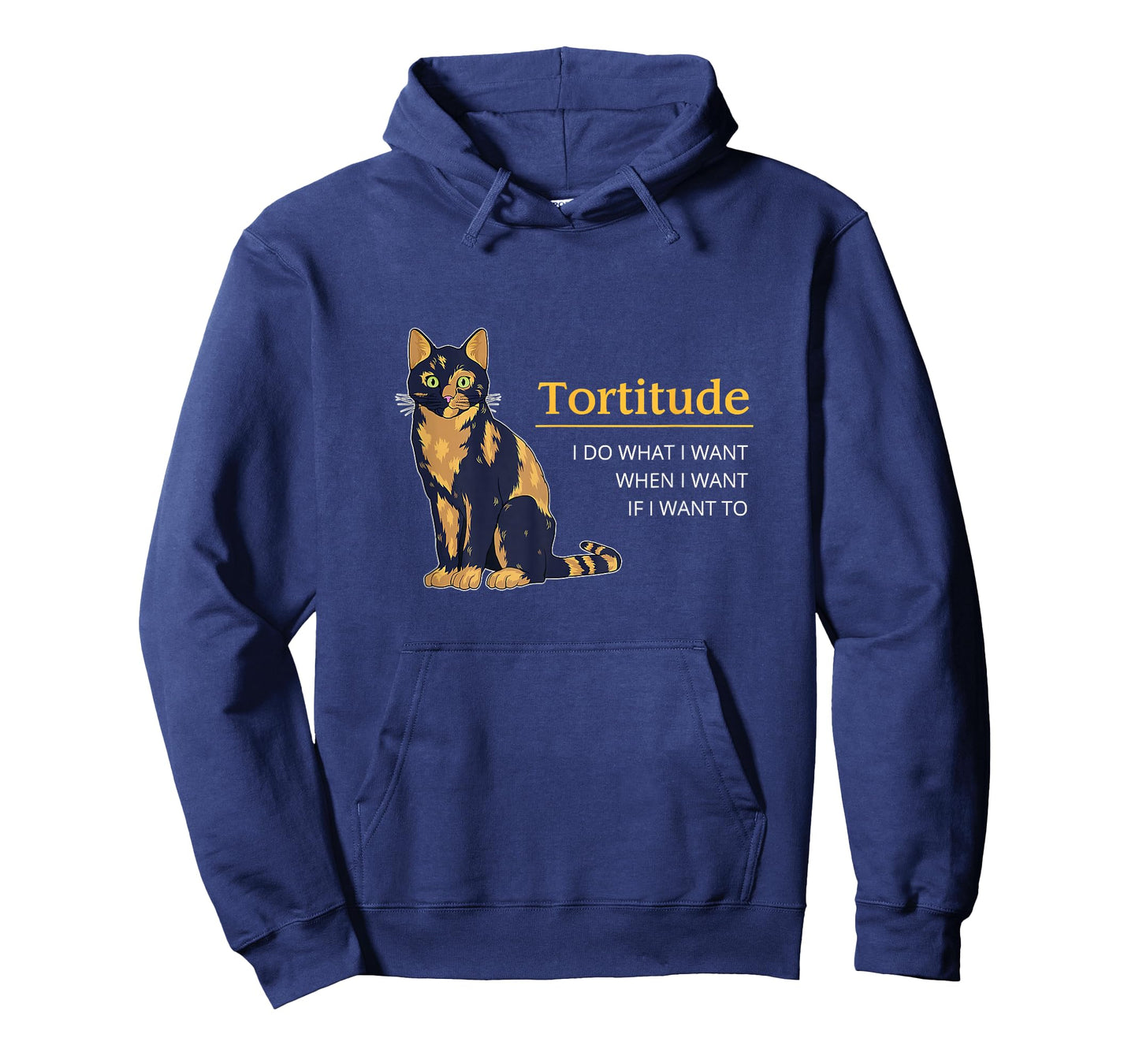 Tortitude I Do What I Want When I Want Cat Funny Cat Tortie T-Shirt
