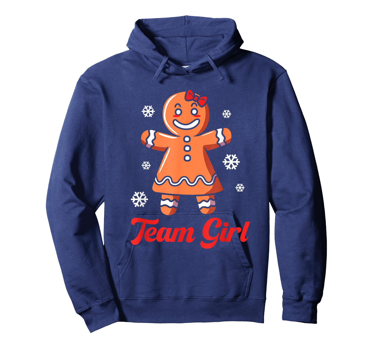 Christmas Gingerbread Team Girl Gender Reveal T-Shirt