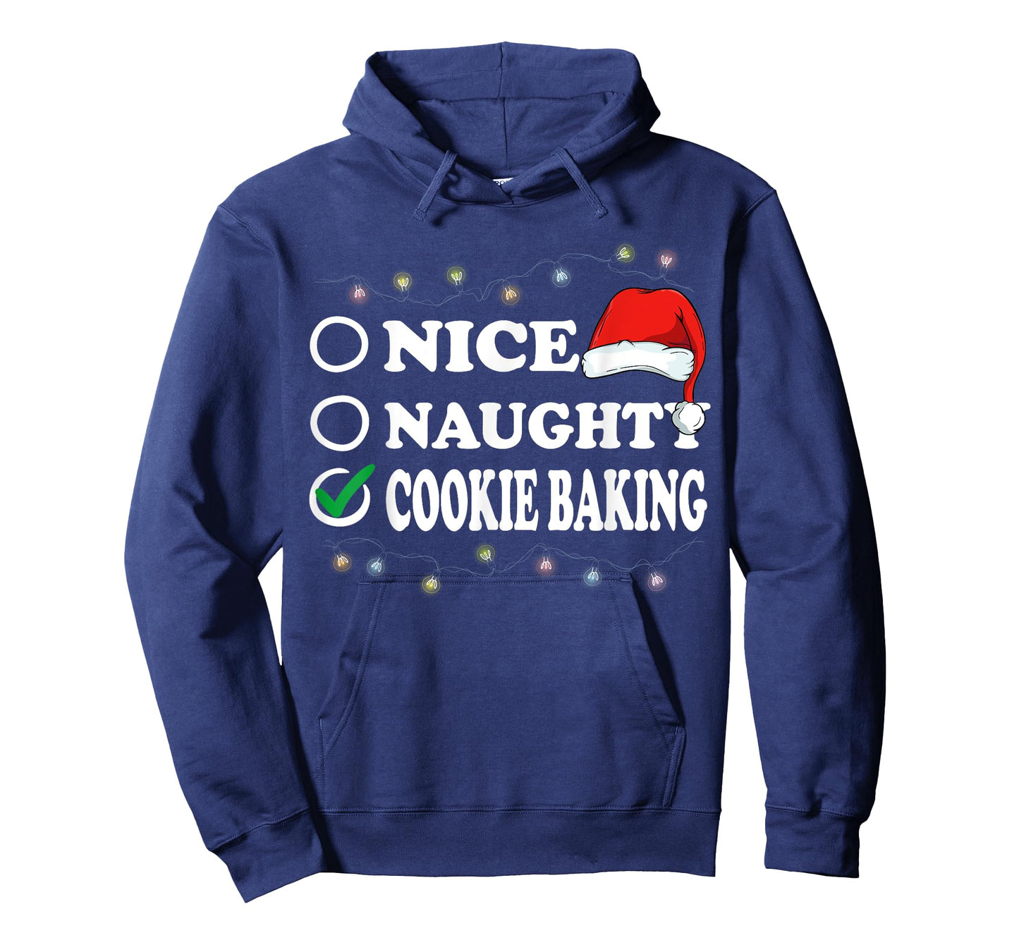 Christmas Nice Or Naughty Or Cookie Baking Pajama T-Shirt