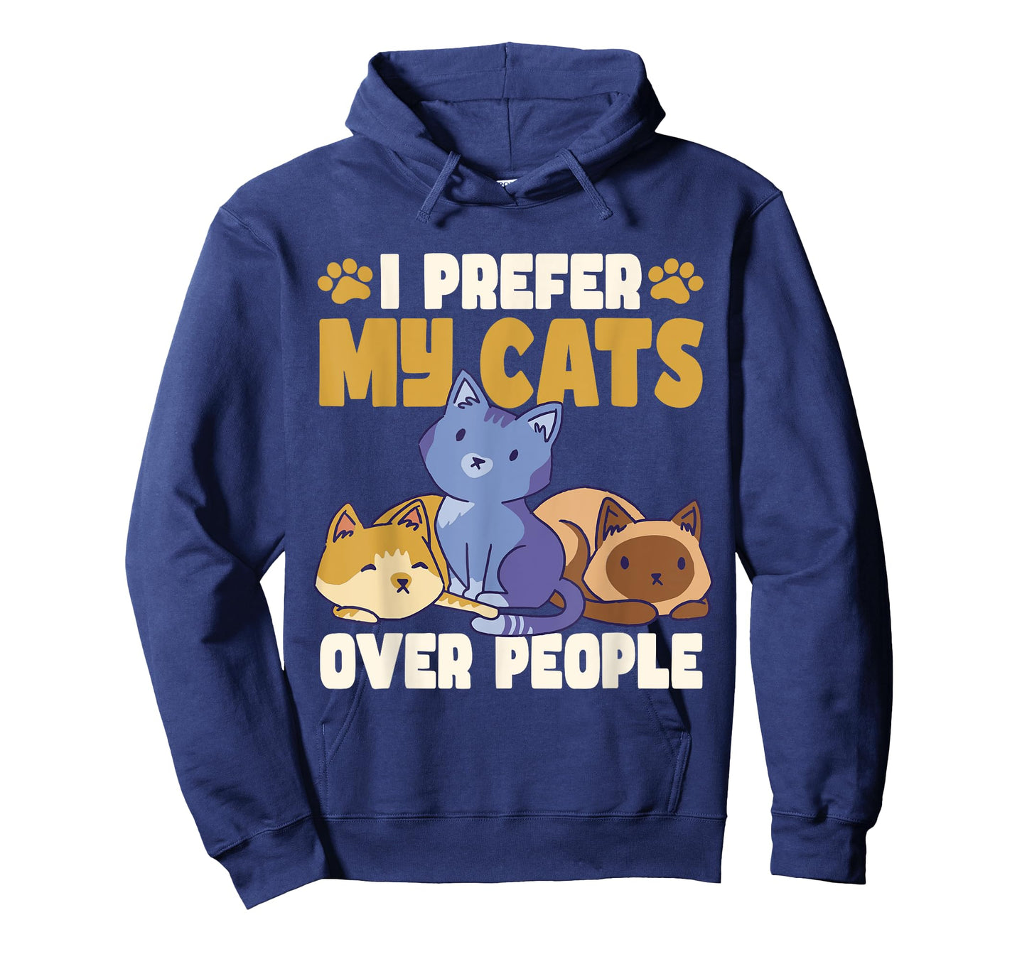 Cats Owner I Prefer My Cats Over People Funny Cat T-Shirt