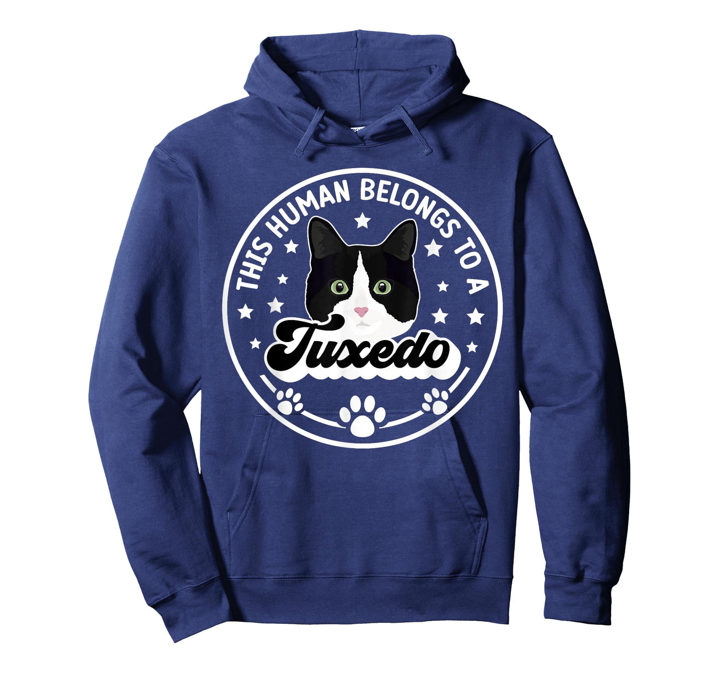 This Human Belongs To A Tuxedo Cat Owner Tuxedo Cat Lover T-Shirt