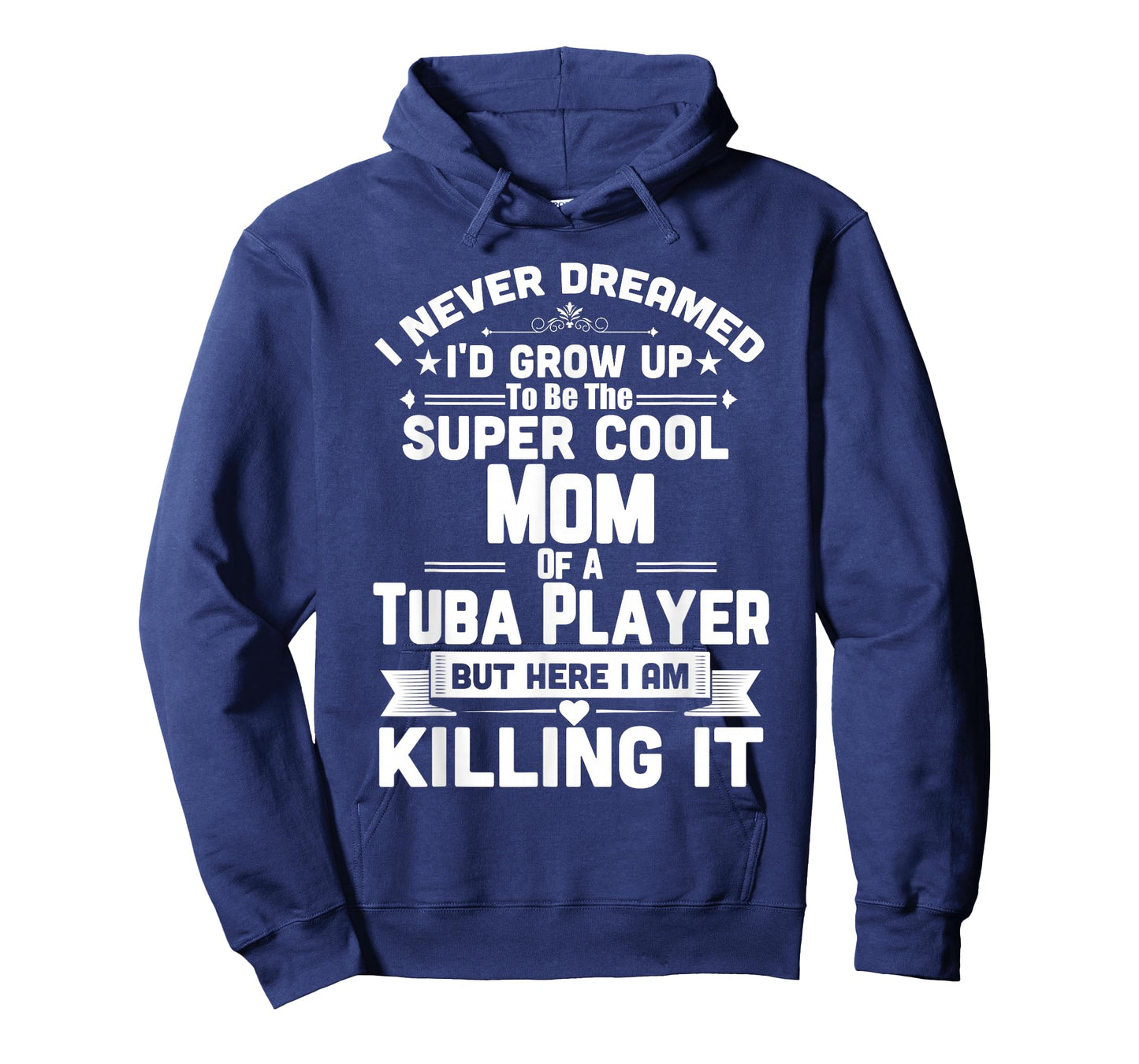 Super Cool Mom Of A Tuba Player Marching Band T-Shirt T-Shirt