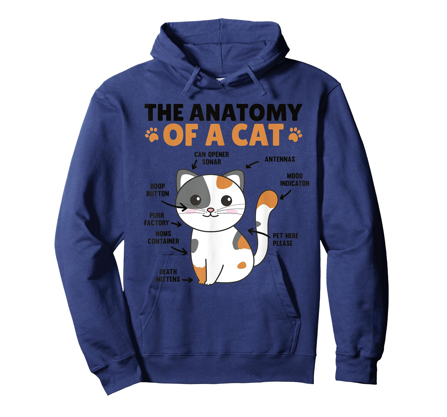 The Anatomy Of A Cat Funny Explanation Of A Cat T-Shirt