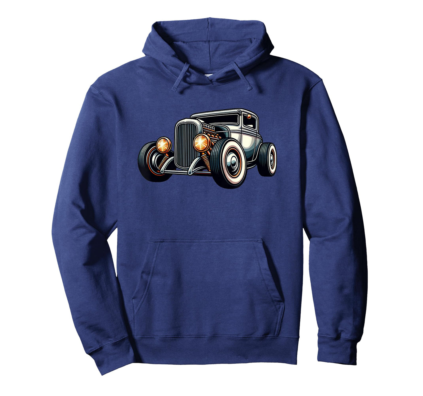 Classic Hot Rod Retro Vintage Custom Hotrod Car Illustration T-Shirt