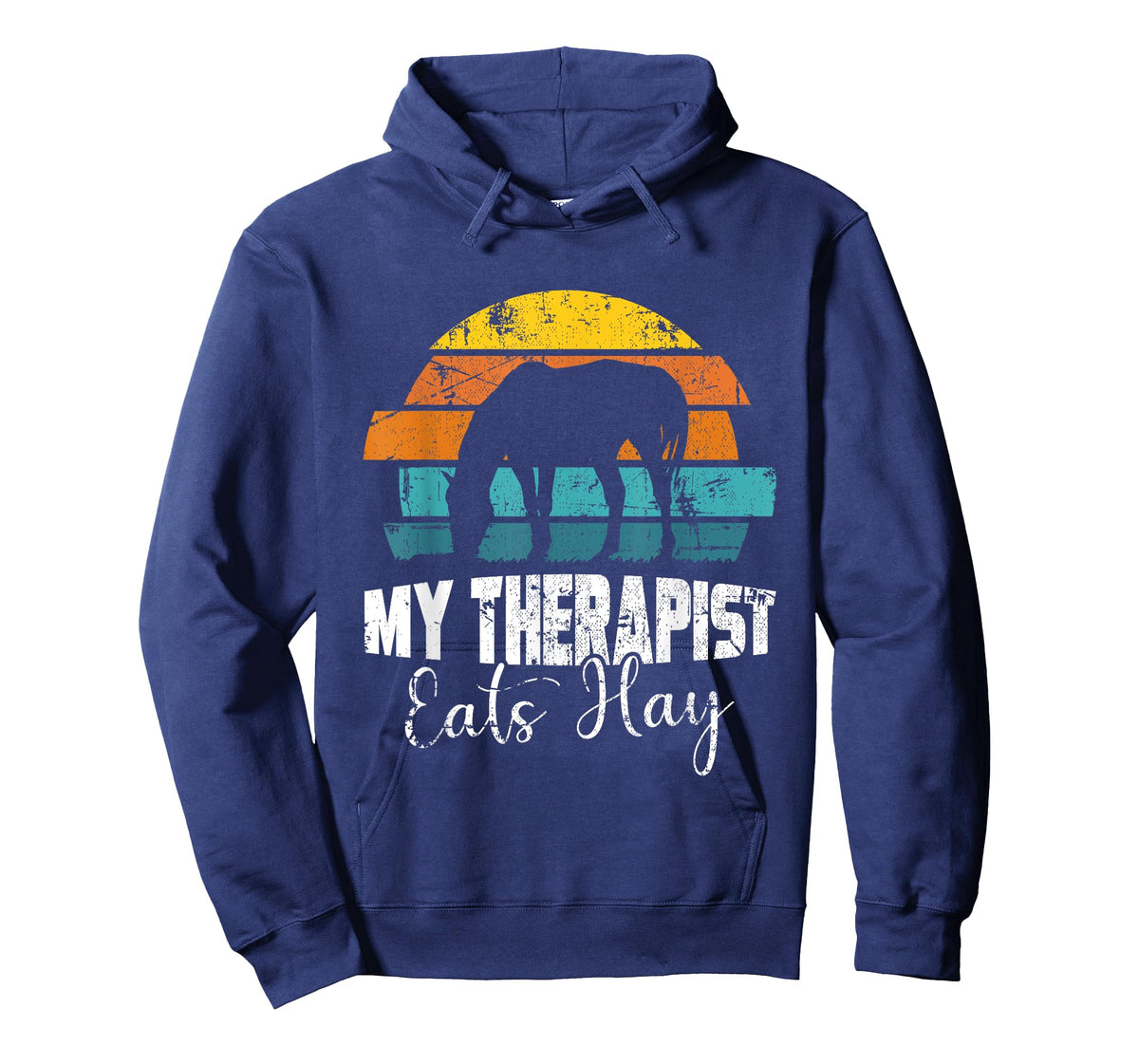 My Therapist Eats Hay for Horse lovers Grunge Girls Women T-Shirt