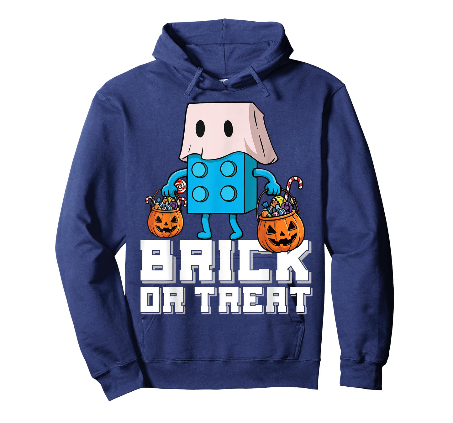 Brick Or Treat Brick Master Builder Halloween Block Building T-Shirt