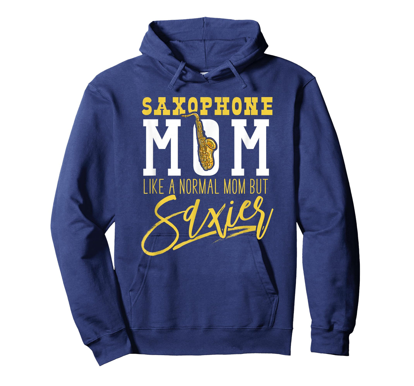 Funny Marching Band T Shirts Saxophone Mom Normal But Saxier T-Shirt