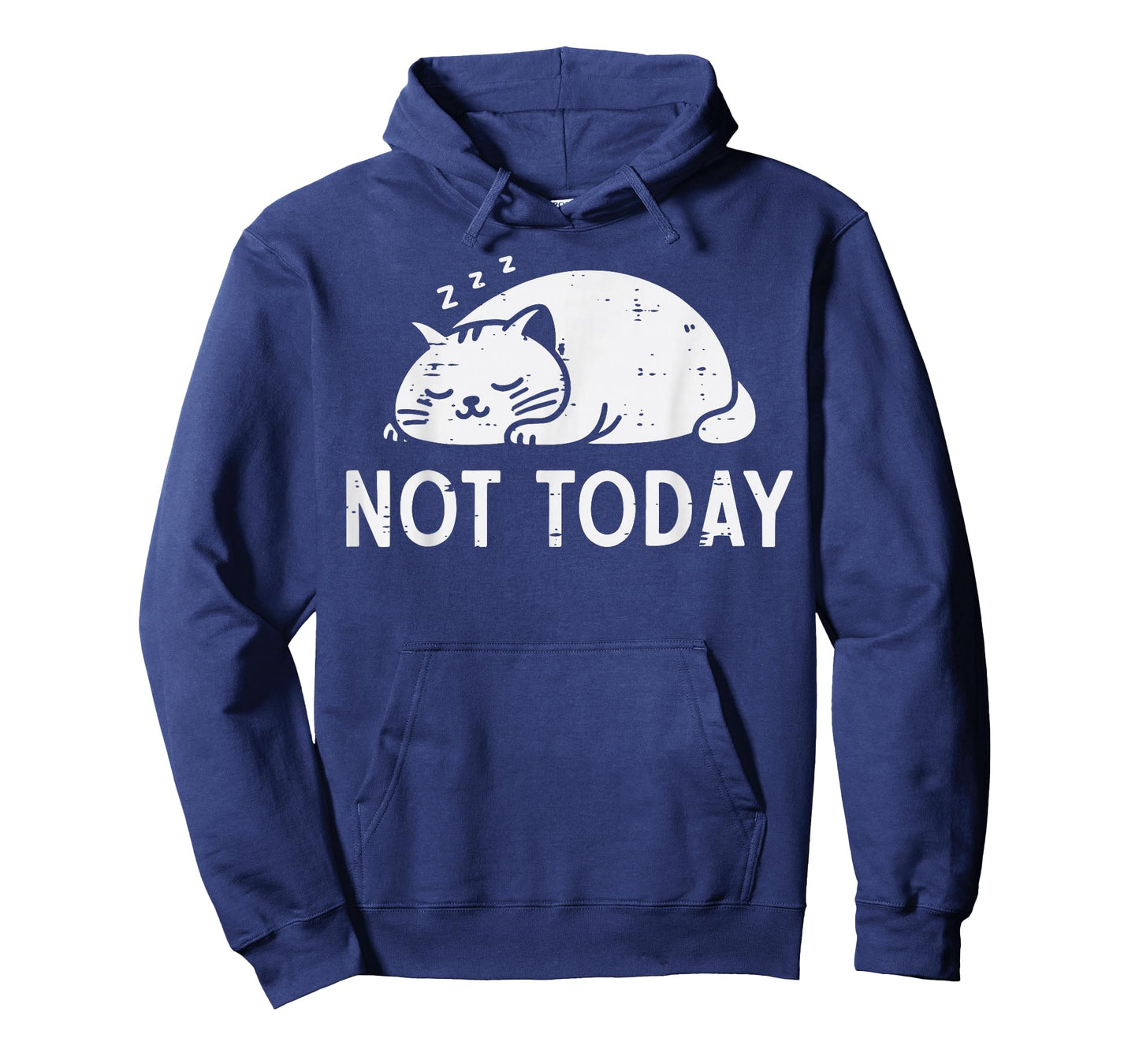 Cat Sleeping Not Today Funny Kitten Kitty Women Girls Kids T-Shirt
