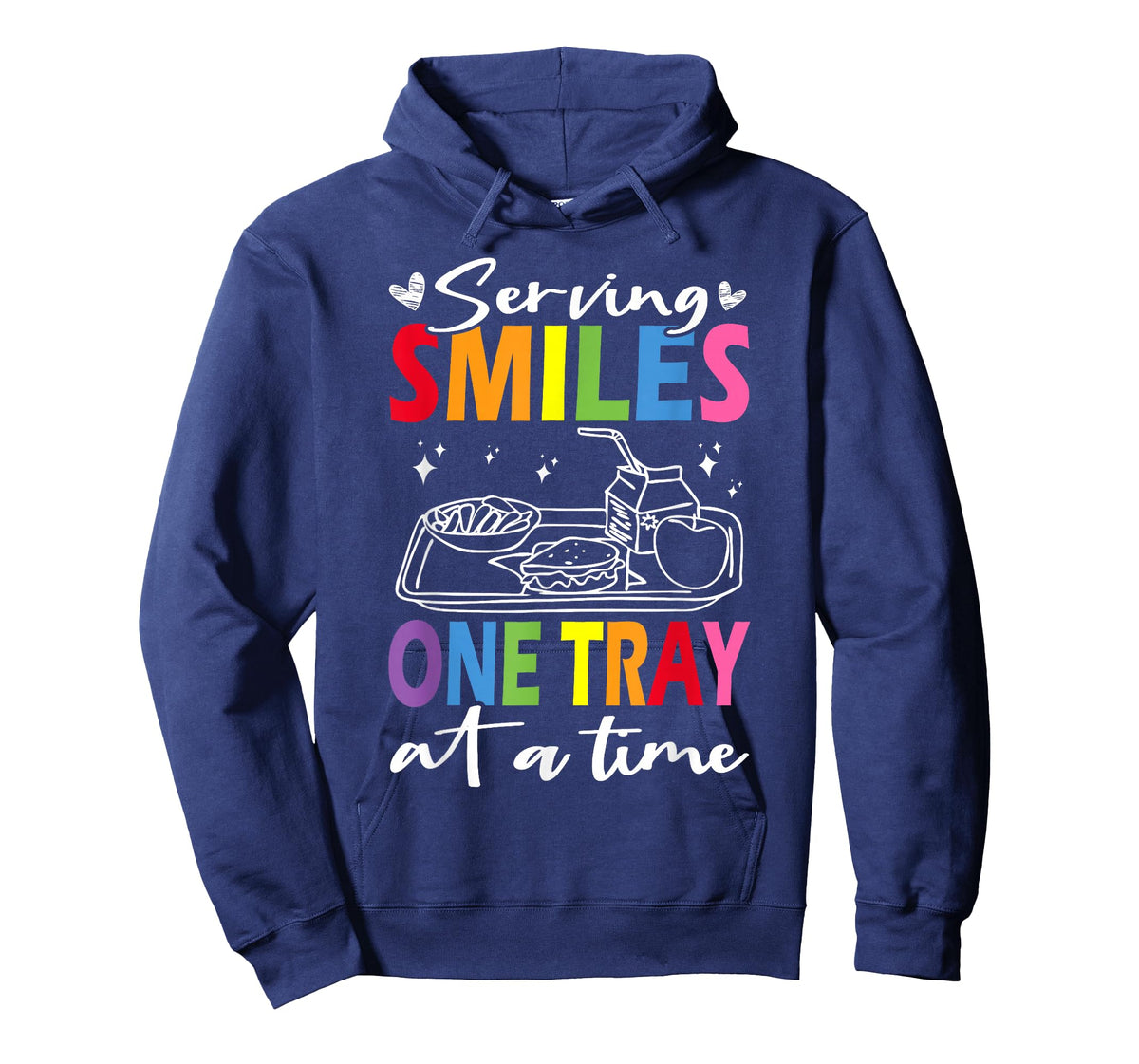 Serving Smiles One Tray at A Time Ladies Cafeteria Worker T-Shirt