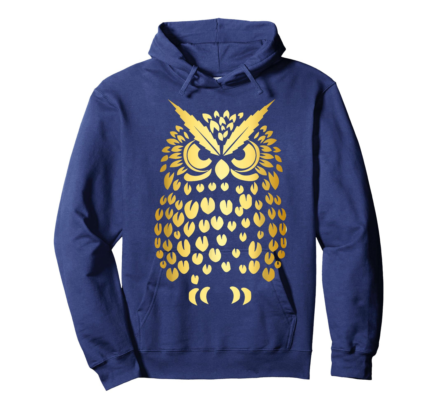 Cute Gold Owl Forest Animal Nature Art Graphic Men Women Kid T-Shirt