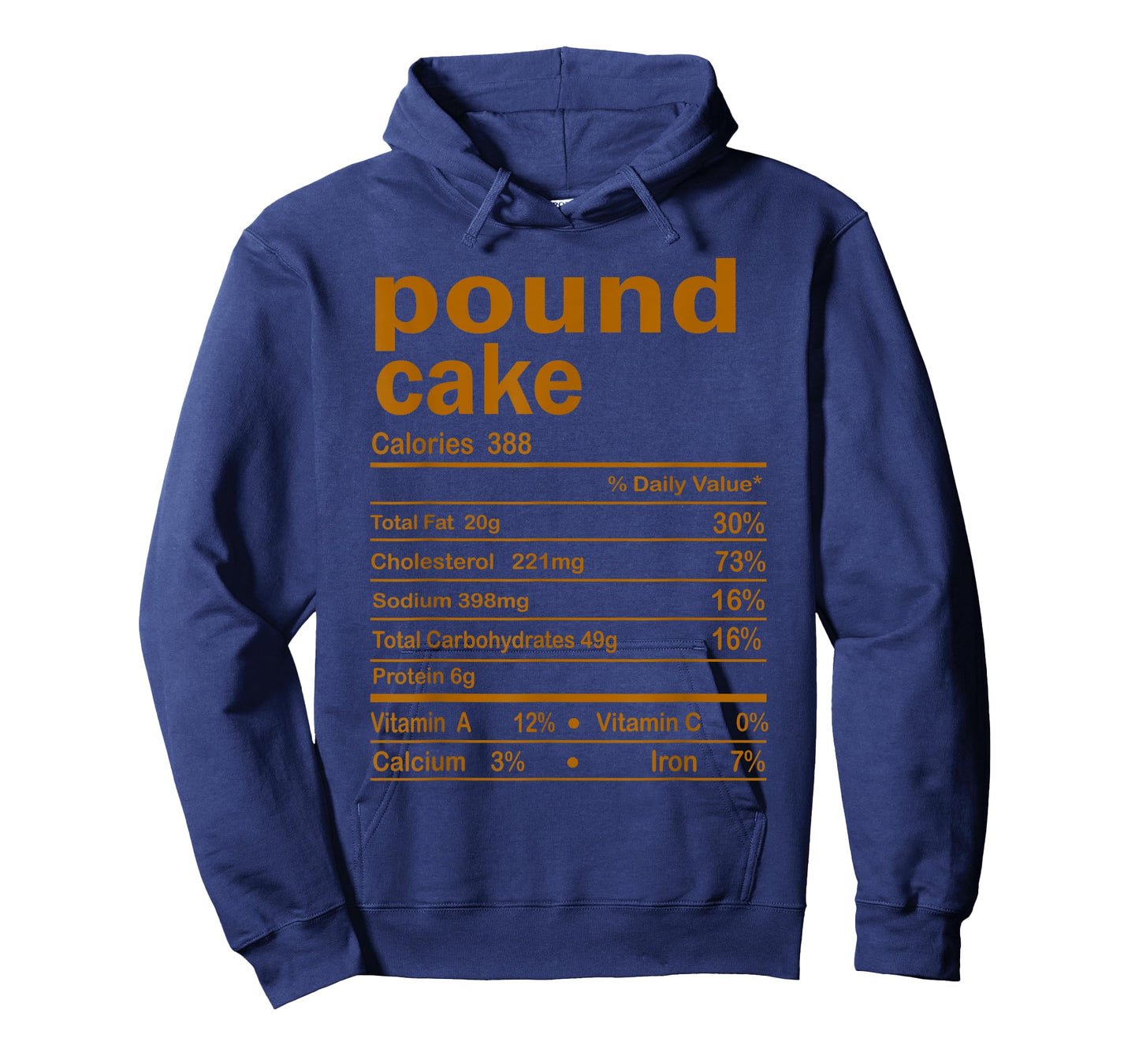 Pound Cake Nutritional Facts Thanksgiving Family Matching T-Shirt