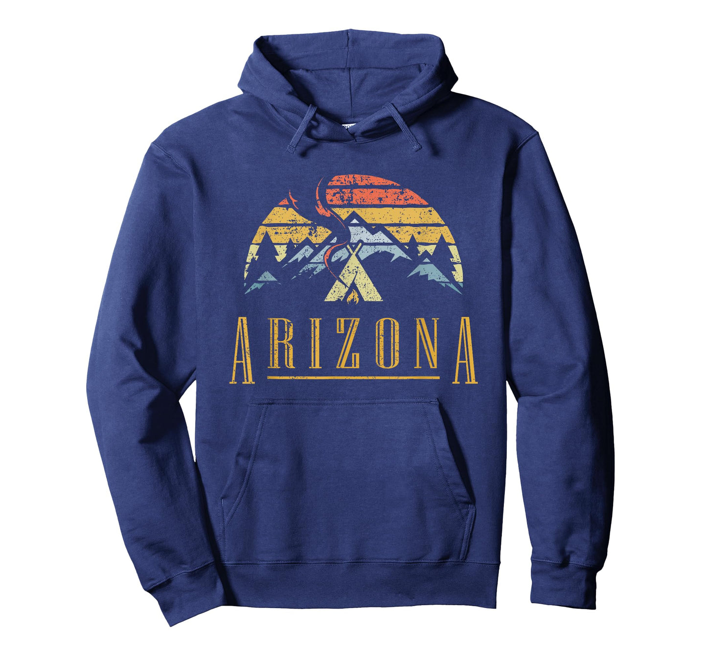 Vintage Arizona Mountains Camping Campfire Retro T Shirt T-Shirt