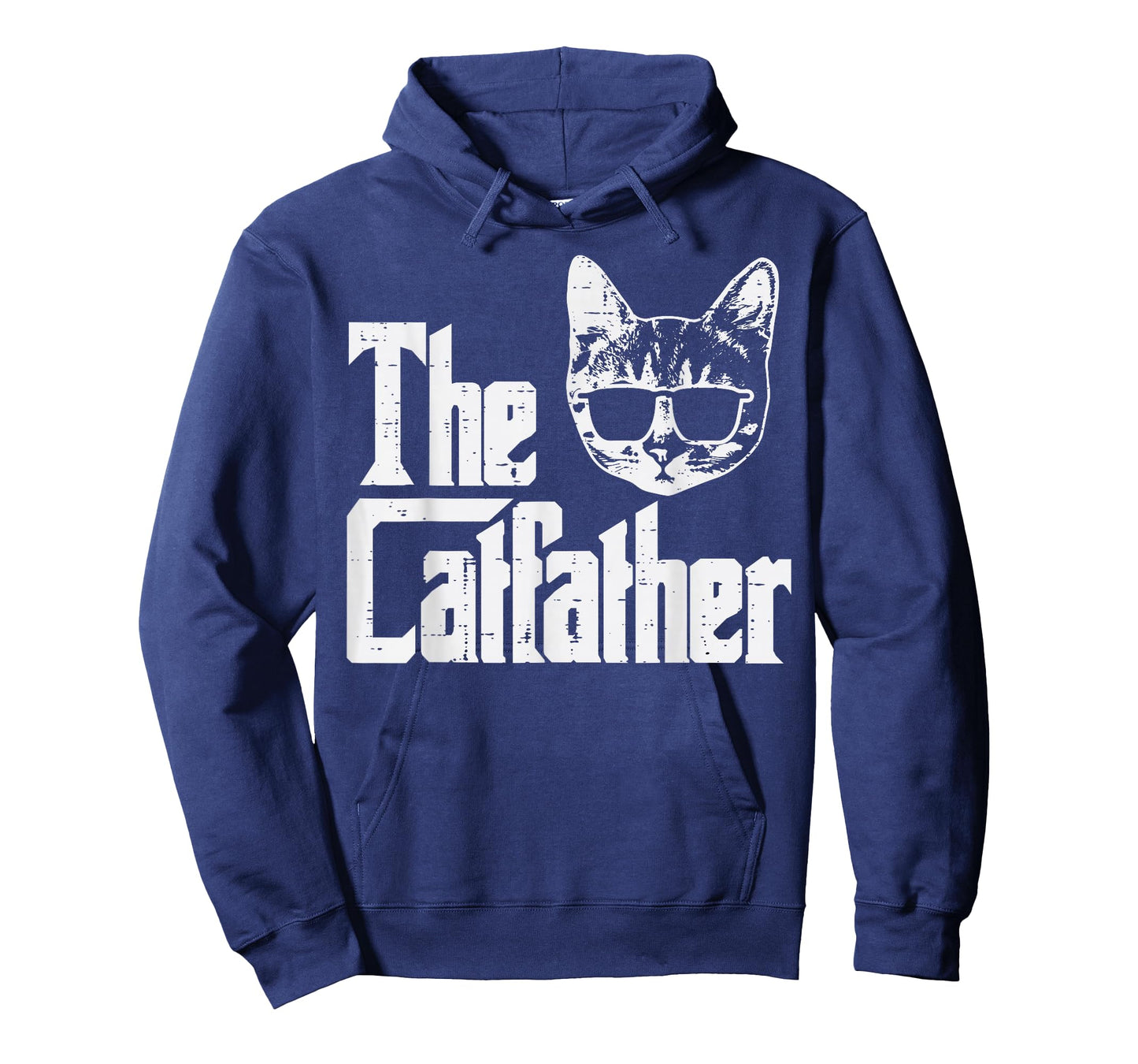 The Catfather Funny Cat Dad Fathers Day Movie Pun Papa Men T-Shirt