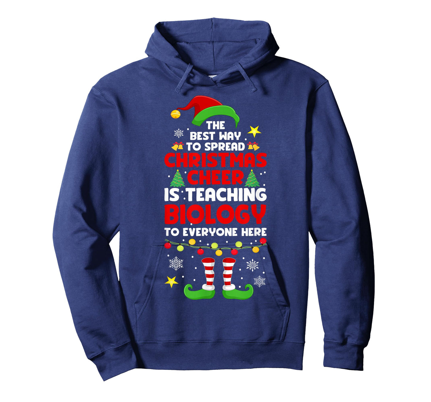 Christmas Biology Teacher Funny Xmas Christmas Cheer T-Shirt