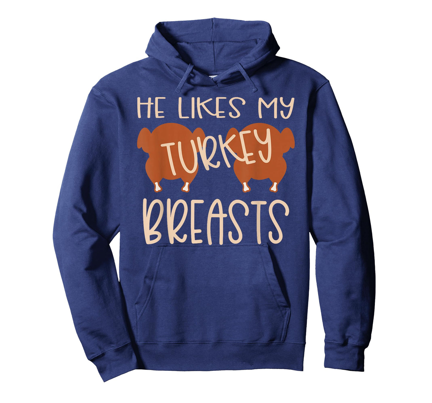 Thanksgiving Couples Turkey Breast She Likes My Drum Stick T-Shirt