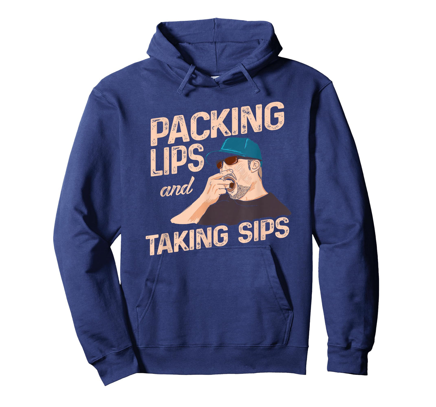 Chewing Tobacco Packing Lips and Taking Sips T-shirt T-Shirt