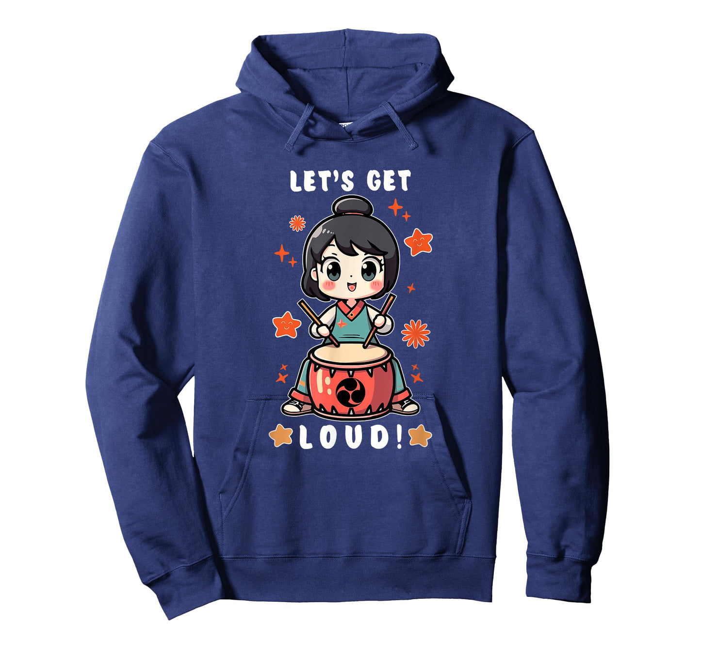 Cute Kawaii Taiko Drummer Women Girls Taiko Lovers Players T-Shirt