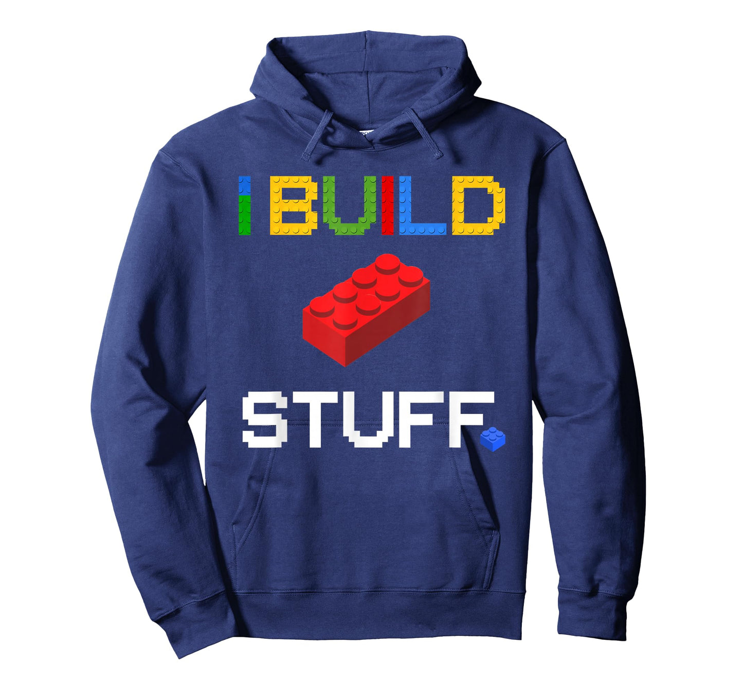 Build Stuff Master Builder Building Blocks Construction Toy T-Shirt