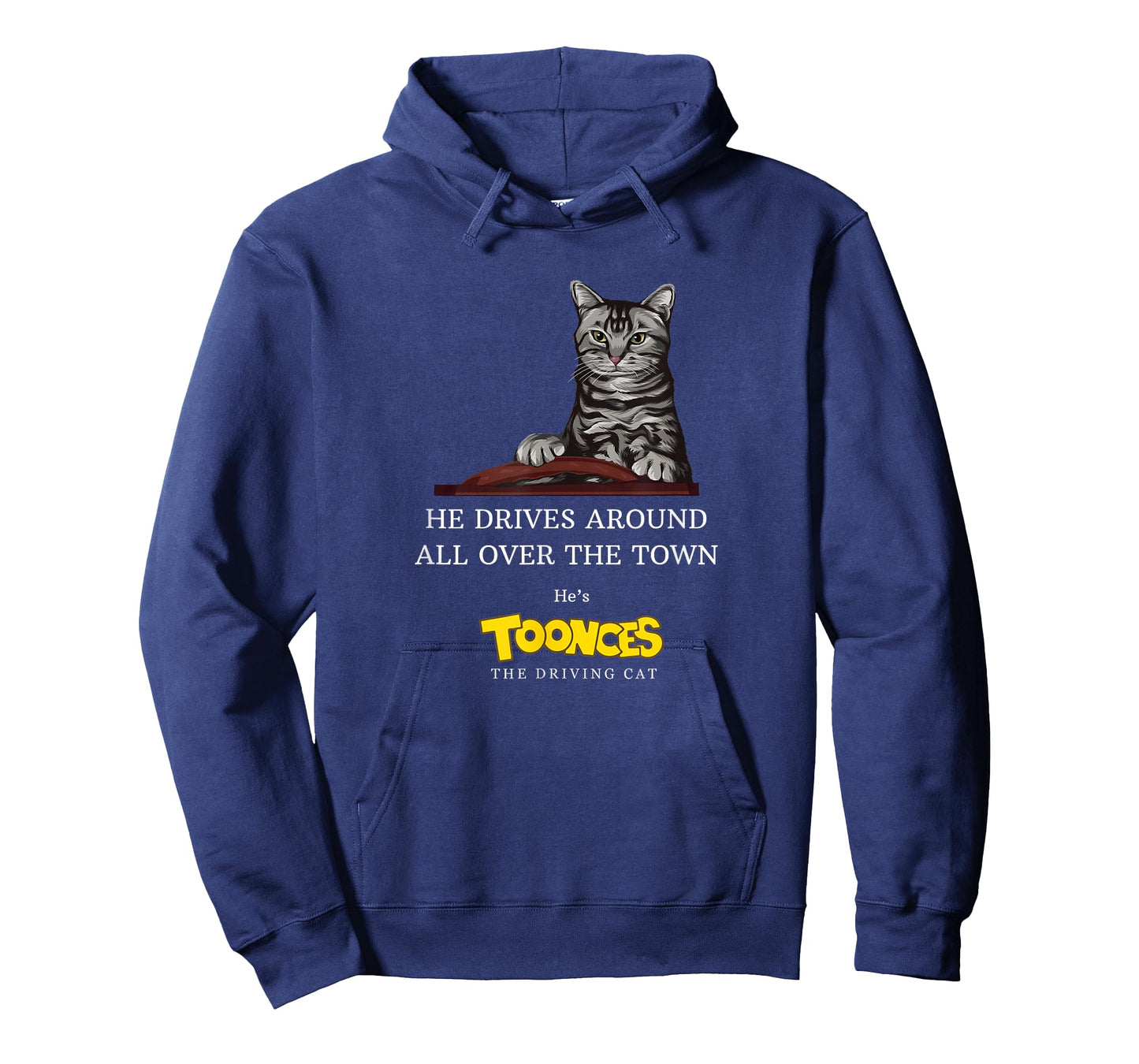 Toonces the Driving Cat - He drives around all over the town T-Shirt