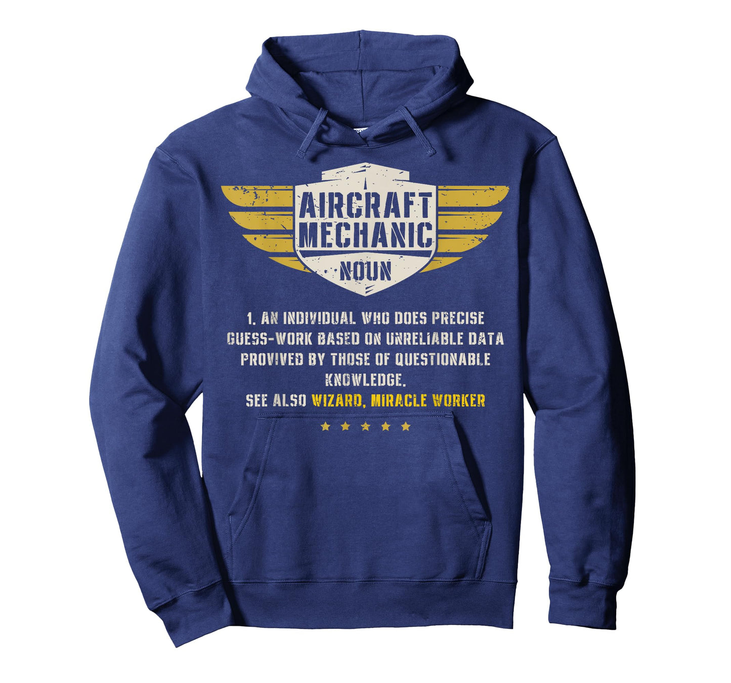Aircraft Mechanic Definition Funny Noun Meaning Gifts Men T-Shirt