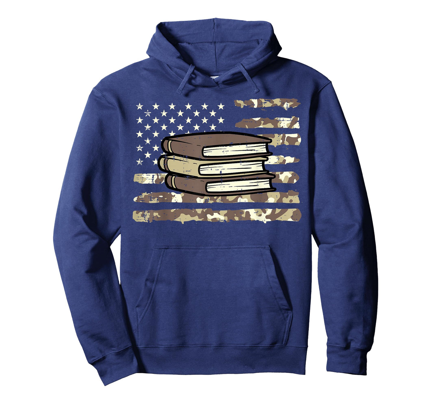 Camo Across America Read Reading Book Librarian Men Women T-Shirt