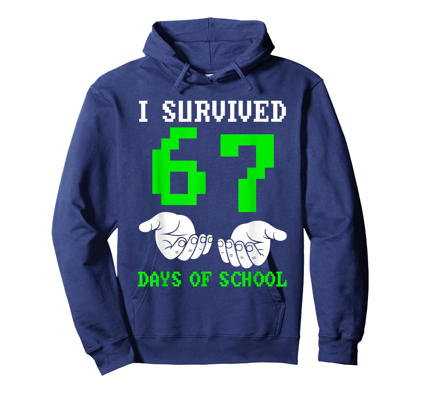 I Survived 67 Days of School Gaming Six Seven 6 7 Boys Funny T-Shirt